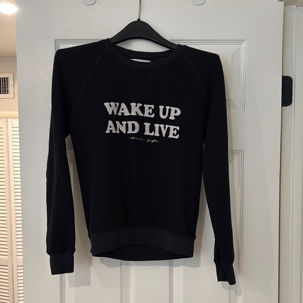 Spiritual Gangster Black Graphic Sweatshirt Medium